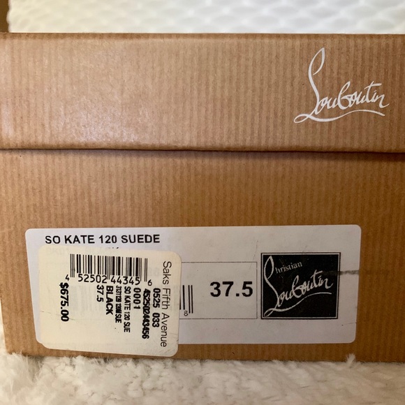 Christian Louboutin So Kate Black Suede Pumps - Picture 6 of 6